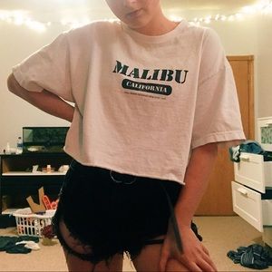 White Brandy Melville “Malibu” top